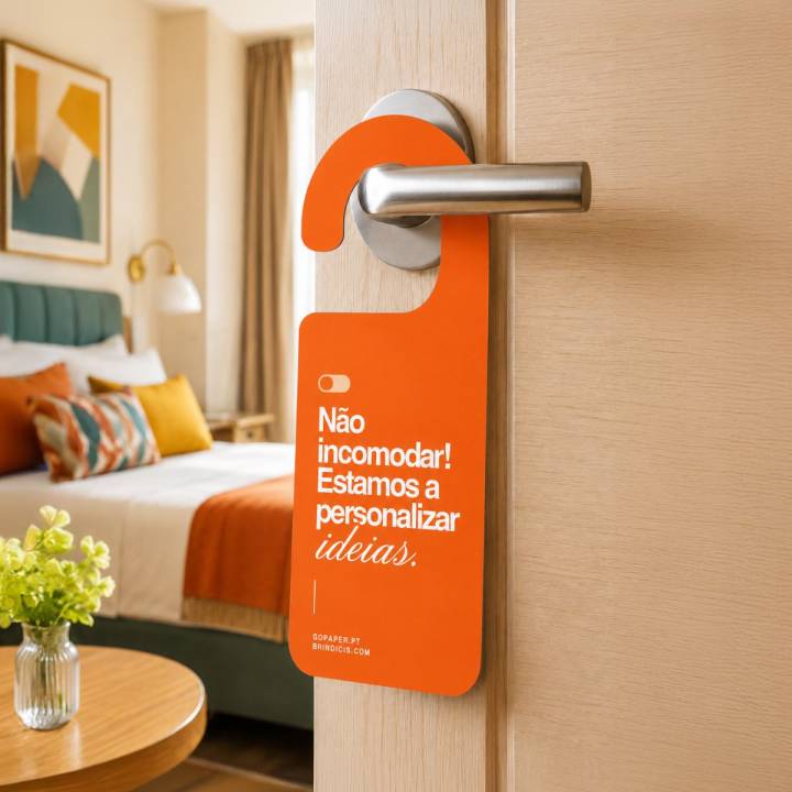 Pendurantes Publicitários | Avisos de Portas